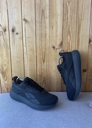 Чоловічі спортивні чорні кросівки кеди взуття reebok