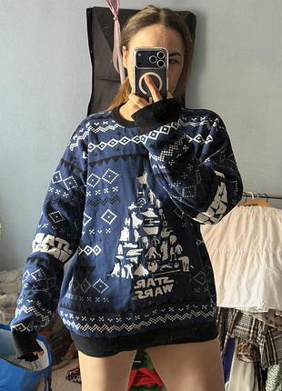 Светр унісекс “star wars” від george. 100% бавовна, 2xl.