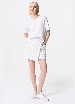 Льняна спідниця шорти від uniqlo s m