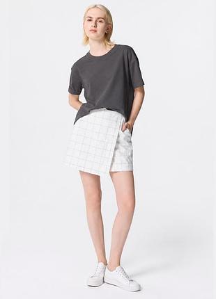 Льняна спідниця шорти від uniqlo s m