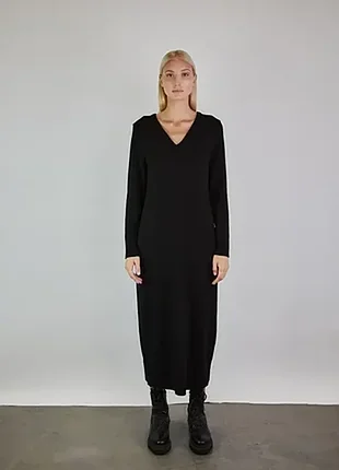 Вовняна сукня максі cos із мериносової вовни, oversize, s–m