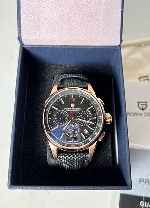 Часы pagani design ys008 rose gold-brown