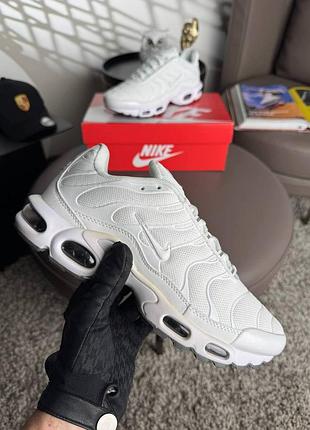 Чоловічі кросівки nike air max plus tn white 6