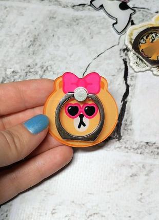 Кільце тримач для телефону ведмедик