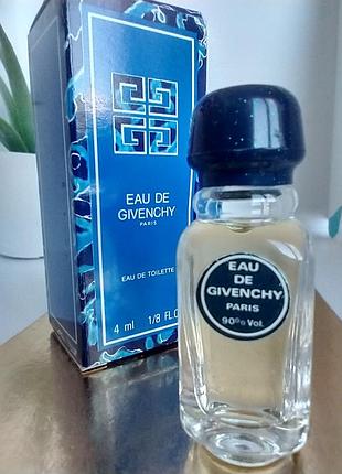 Eau de givenchy миниатюра 4 мл оригинал