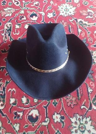 Капелюх ковбойський чорний western express cattleman