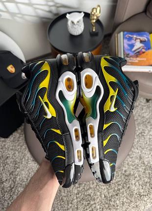 Мужские кроссовки nike air max plus tn black teal yellow 8