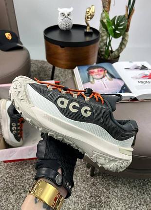 Мужские кроссовки nike acg mountain fly 2 low white grey 41-42-43-44-45
