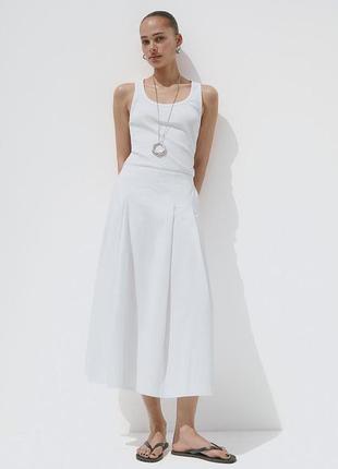 Спідниця а-силуету zara, розмір m, бавовна 100%