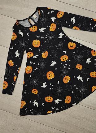 Платье на хелловин halloween с тыквиками