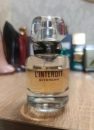 Туалетна вода l'interdit eau de toilette givenchy