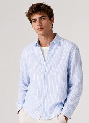 Чоловіча лляна сорочка uniqlo m