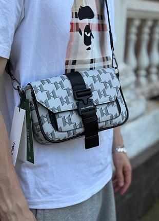 Сумка karl lagerfeld белая