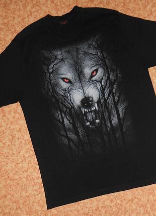 Футболка spiral/forest wolf/волк