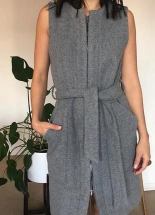 Пальто желет женской zara