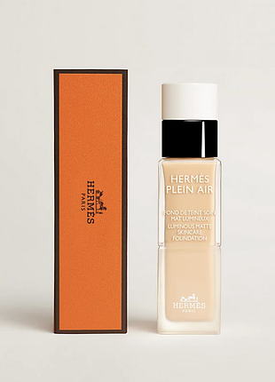 Hermès тональна основа plein air, luminous matte skincare foundation - 21n blé