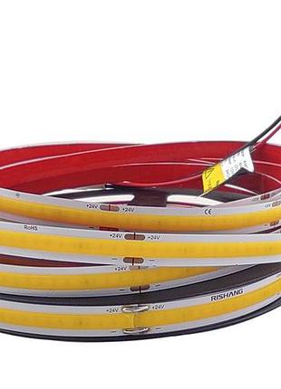 Светодиодная лента cob-320-ip20-ww-8-24 rm0801ec-j-l-v1 3000k cri90
