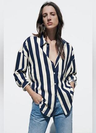 Льняна сорочка zara