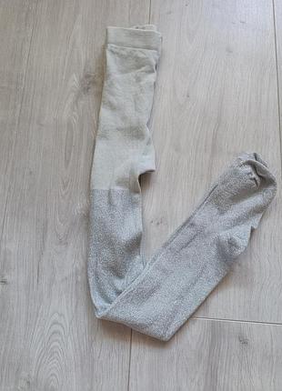 Блестящие колготы от h&amp;m на 5-6роков