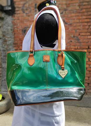 Сумка жіноча лакова шкіряна дизайн dooney bourke