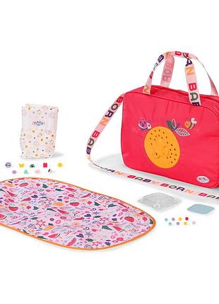 Сумка для беби борн с аксессуарами сумка baby born pinplay аксессуары для куклы беби борн