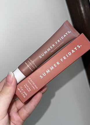 Бальзам для губ summer fridays lip butter balm у відтінку vanilla beige