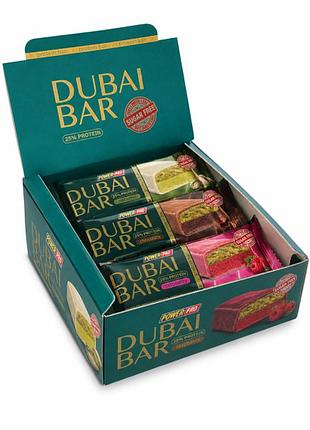 Протеиновый батончик power pro dubai bar 25% protein 50gх10шт (без сахара) микс из 3х вкусов (5438331)