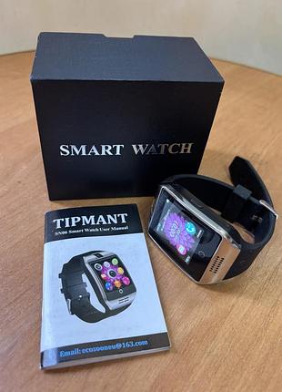 Смарт-годинник tipmant sn06 1-sim bluetooth 1.54" black
