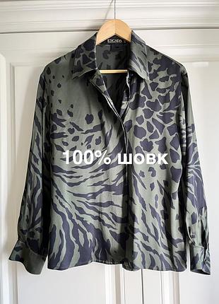 Сорочка escada 100% шовк вінтаж