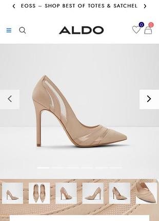 Нові туфлі aldo lisaa beige pumps | бежеві човники на шпильці |38