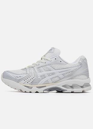 Asics gel x jjjjound kayano 14 silver white