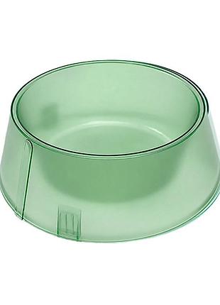 Миска для собак котов taotaopets 07a6601 пластиковая green 15 см