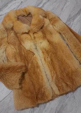 Celine paris женская шуба с лисы