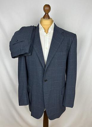 Sartoria castangia italian check wool suit класичний костюм в клітку італія кастанджия