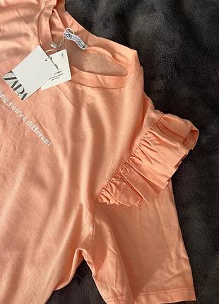 Футболка zara бавовняна м розмір