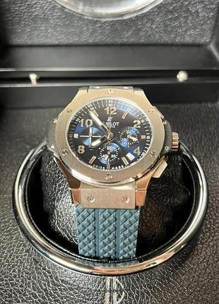 Часы hublot big bang 44 мм синий циферблат (301.sx.710.rx)