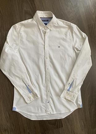 Сорочка tommy hilfiger slim fit stretch l оригінал