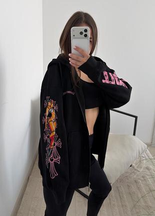 Зіп худі chrome hearts 2