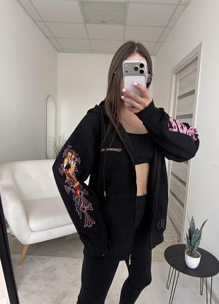 Зіп худі chrome hearts 4