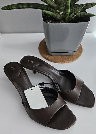 Мюлі zara 39