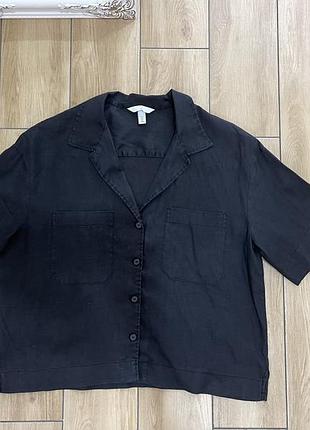 Жіноча лляна сорочка h&m m