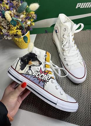 Оригинальные высокие кеды converse