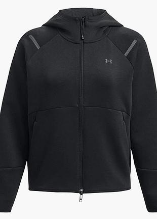Кофта жіночі under armour unstoppable flc fz black (1379842-001)