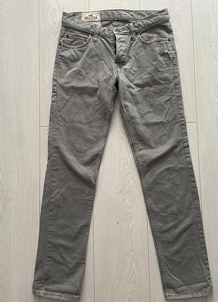 Чоловічі джинси hollister california (сірі) — розмір w31 l32