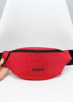 Банака красного цвета hugo ethon bumbag оригинал