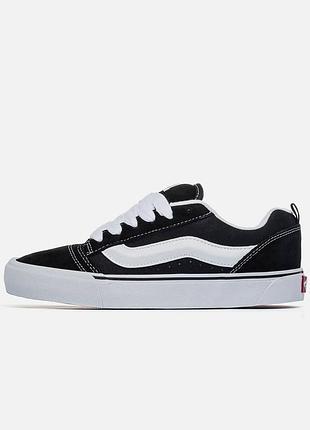 Vаns knu skool black white 5