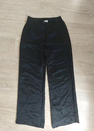 Широкие атласные брюки cos