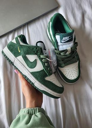 Женские кроссовки nike w dunk low green