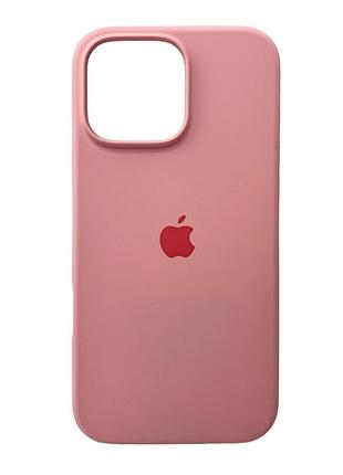 Чохол для смартфона silicone full case aa open cam for apple iphone 16 pro max 41,pink
