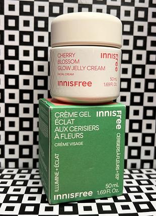 Крем-желе для зволоження та сяйва обличчя innisfree cherry blossom glow jelly cream